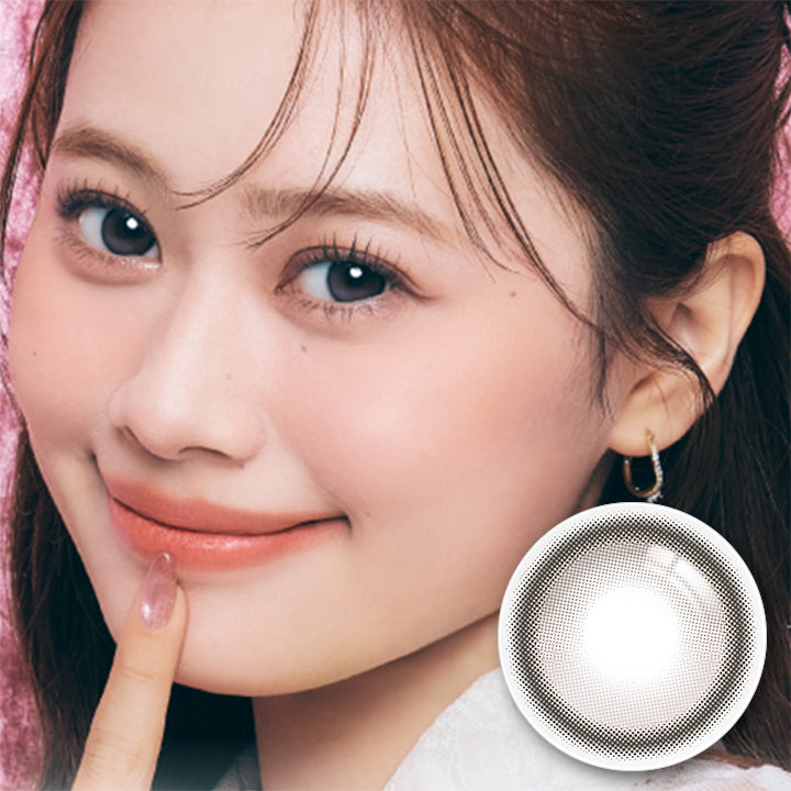 My First Contact Project 超十代リフレア ポンニ(Pøn.Ni) ポンスモーク(Pon Smoke) 軸固定(Design Lock) 1day 1箱10枚入り DIA14.5mm 着色直径13.7mm BC8.7mm Silicone Hydrogel | 超十代リフレア ポンニ Pøn.Ni 1day カラコン カラーコンタクト
