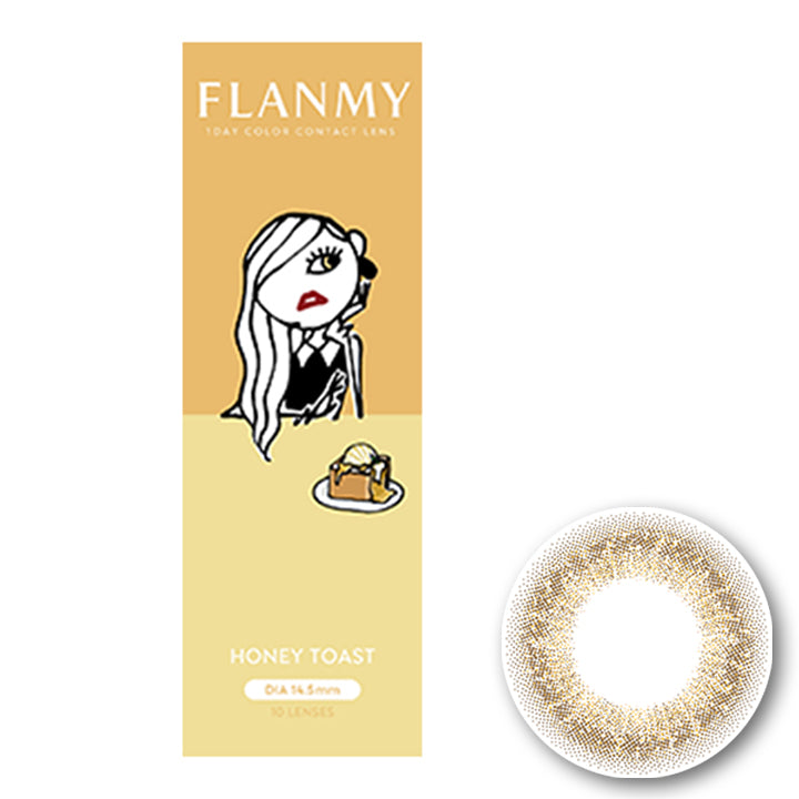 フランミー(FLANMY) 10枚 ハニートースト｜カラコン送料無料