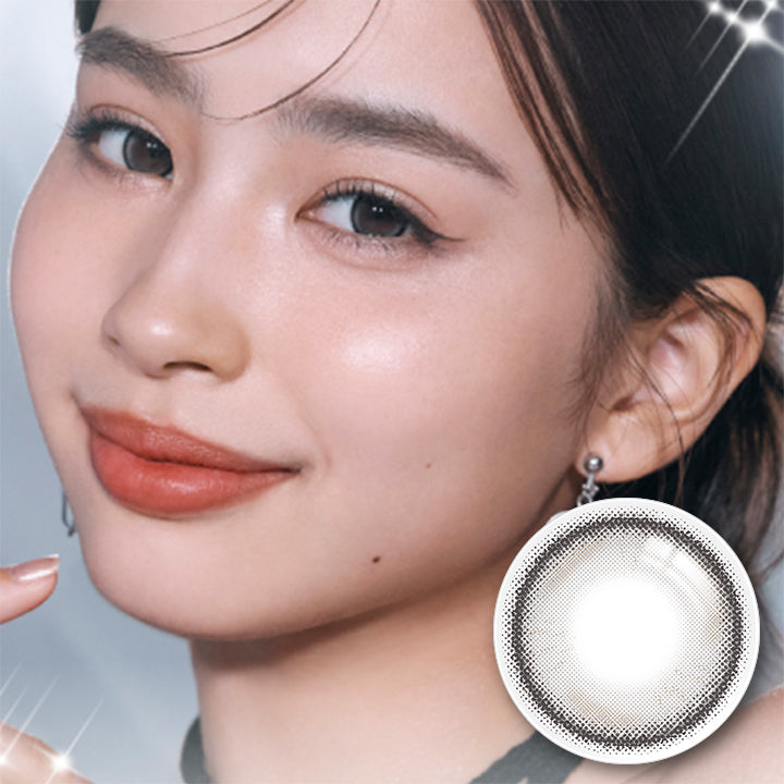 My First Contact Project 超十代リフレア ラー(Laa) アモールグレー(Amor Gray) 1day 1箱10枚入り DIA14.0mm GDIA13.1mm BC8.7mm   Silicone Hydrogel | 超十代リフレア ラー Laa 1day カラコン カラーコンタクト
