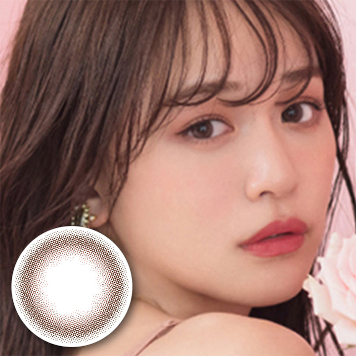 チューズミー(chu's me),ピーチブラウン,PEACH BROWN,あざとモテ,1DAY,DIA14.2mm,着色直径13.5mm|チューズミー chu's me 1day カラコン カラーコンタクト
