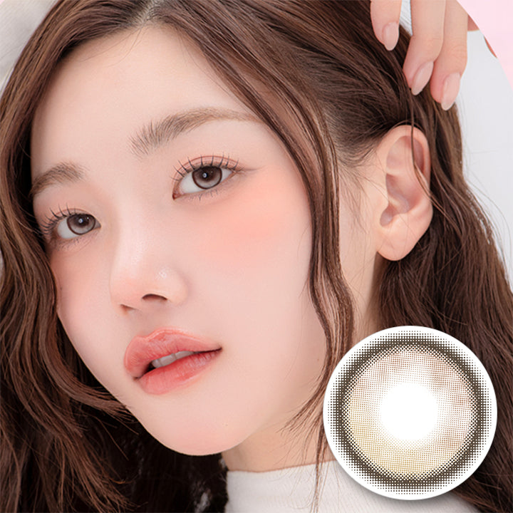 オマイオバイレンズミー(Omyo By Lensme) シークレットベージュ(Secret Beige) 1month 1箱2枚入り DIA14.0mm 着色直径13.0mm BC8.6mm | オマイオバイレンズミー Omyo By Lensme montyly カラコン カラーコンタクト
