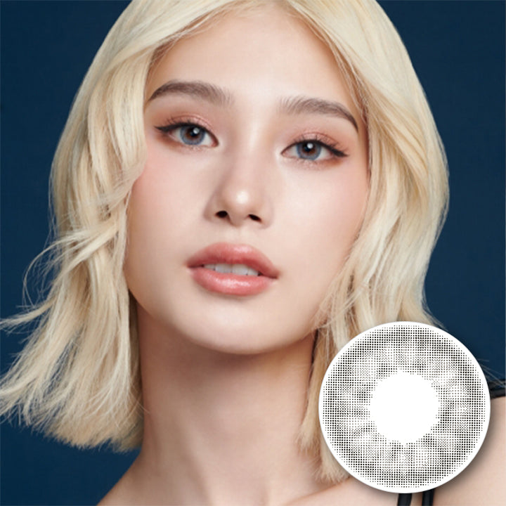 LILMOON(リルムーン),SMOKEY  GRAY(スモーキーグレー),うるつやブルーグレー,1DAY,DIA14.2mm,着色直径13.2mm,含水率55%|リルムーンワンデー LILMOON 1DAY カラコン カラーコンタクト
