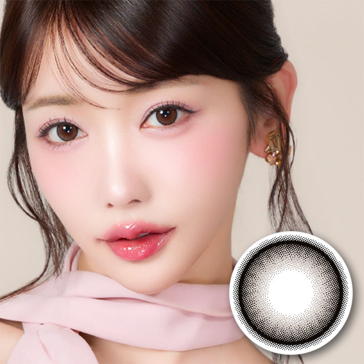 キュプリエワンマンス(Quprie 1Month) マロンシック(Marron Chic) DIA14.5mm マンスリー限定色 着色直径13.9mm BC8.6mm | キュプリエワンマンス Quprie by R 1Month カラコン カラーコンタクト
