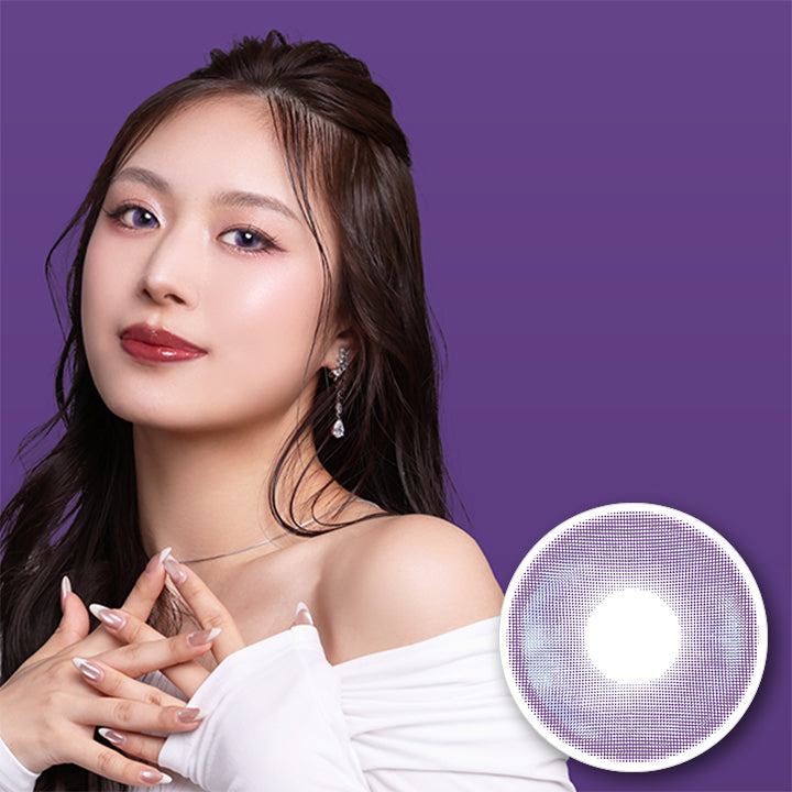 ヴィレジェ(VILLEGE) インシャンパープル｜カラコン送料無料