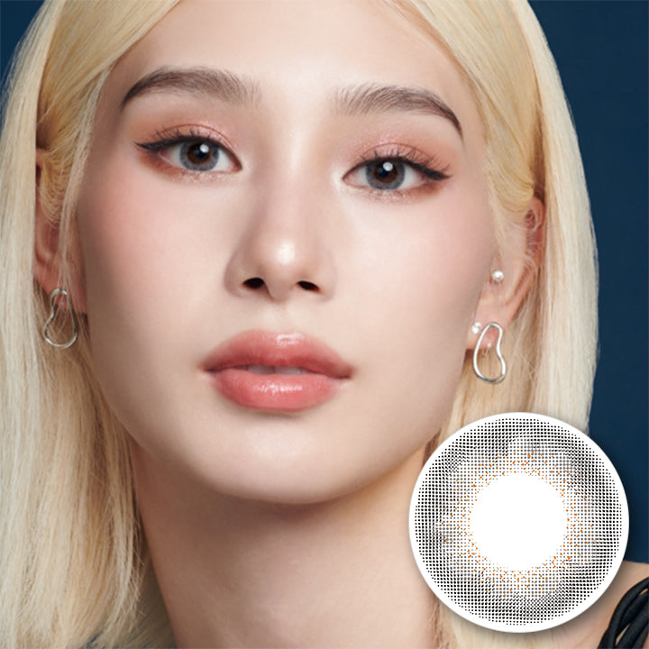 リルムーンワンマンス(LILMOON 1MONTH) 度なし ラスティグレー