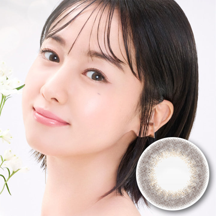 Kaica,DIA14.2mm,BC8.7mm,UVcut,Moist,着色直径13.2mm,さきそめ,咲初ショコラ,Sakichome Chocolat | カイカ kaiak 1day カラコン カラーコンタクト