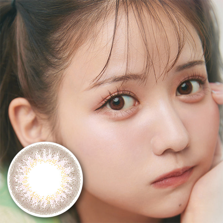 ラムリエ(ramurie),ramurie,color contact lens,6枚入り,ちゅるん大人の色素薄い系,トゥワイライトピンク,twilight pink,DIA14.2mm,着色直径13.2mm,BC8.6mm,含水率38.5%,1DAY,UVCUT|ラムリエ ramurie カラコン カラーコンタクト