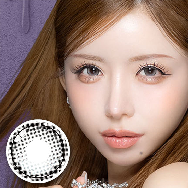 カラーズワンデー(colors 1day),アッシュ ルミエール(Ash Lumiere),1day,1箱10枚入り,DIA14.2mm,着色直径13.6mm,UV Cut,度あり / 度なし,1485円本体価格税抜1350円 | カラーズワンデー colors 1day カラコン カラーコンタクト
