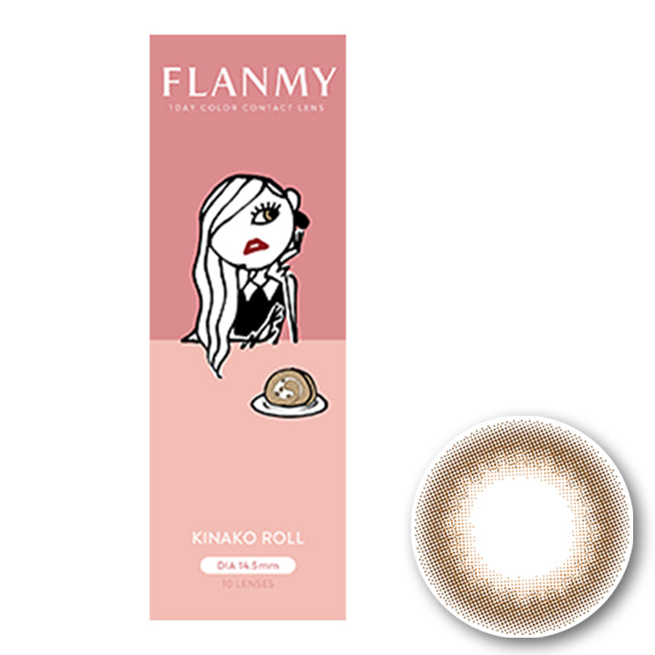 kinakoページ フランミー(FLANMY) 10枚 きなこロール｜カラコン送料無料 – カラコン