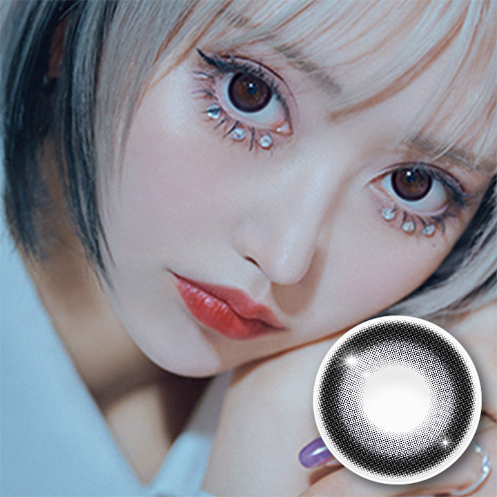 rom'u, Color contact lenses, Brand Muse, Rei, 星屑きらめく、瞳に宿る小さな魔法。, 1day, DIA14.2-14.5mm, G.DIA13.2-14.7mm, BC8-14.7mm, 10pieces | ロミュ rom'u 1day カラコン カラーコンタクト
