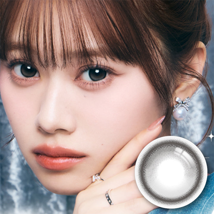 My First Contact Project 超十代リフレア ポンニ(Pøn.Ni) ポンスモーク(Pon Smoke) 軸固定(Design Lock) 1day 1箱10枚入り DIA14.5mm 着色直径13.7mm BC8.7mm Silicone Hydrogel | 超十代リフレア ポンニ Pøn.Ni 1day カラコン カラーコンタクト
