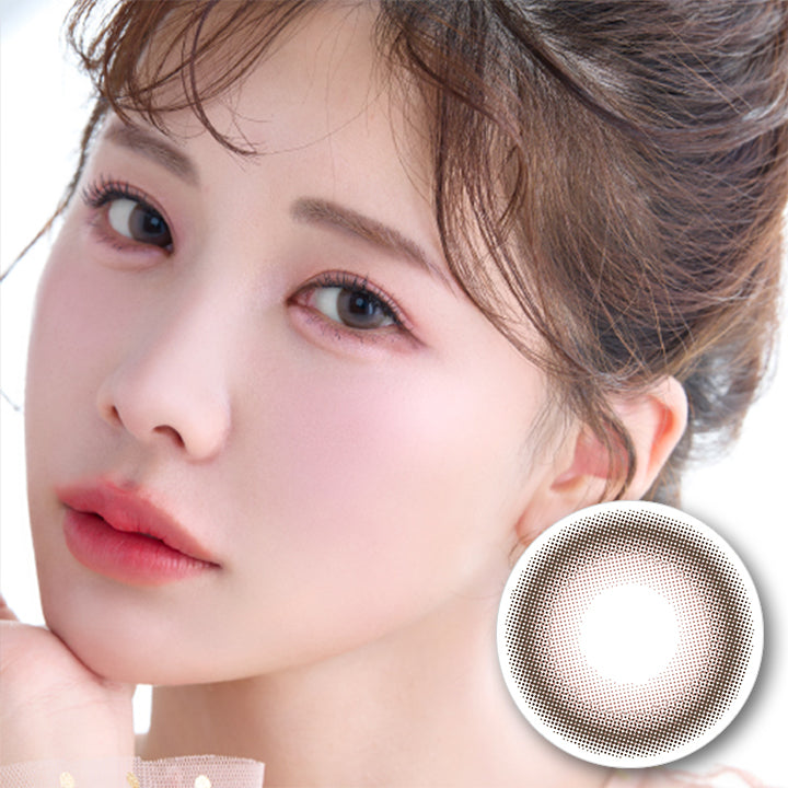 ヴェルヴェティア(Velvetear) ロゼフィルム(Rose Film)  DIA14.5mm 着色直径13.8mm BC8.6mm | ヴェルヴェティア Velvetear 1day カラコン カラーコンタクト
