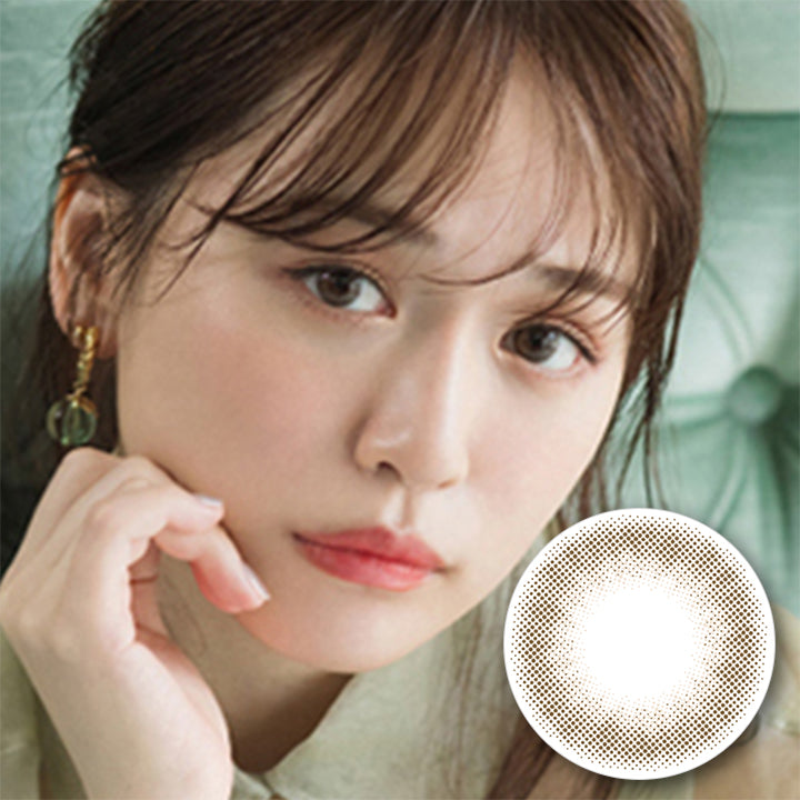 チューズミー(chu's me),ハニーベージュ,HONEY BEIGE,ふわモテ,1DAY,DIA14.2mm,着色直径13.5mm|チューズミー chu's me 1day カラコン カラーコンタクト