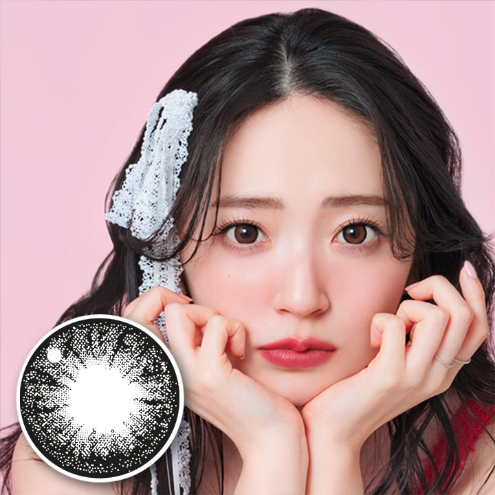 ファビュラスワンマンス(Fabulous 1month) NO.5 ブラック｜カラコン