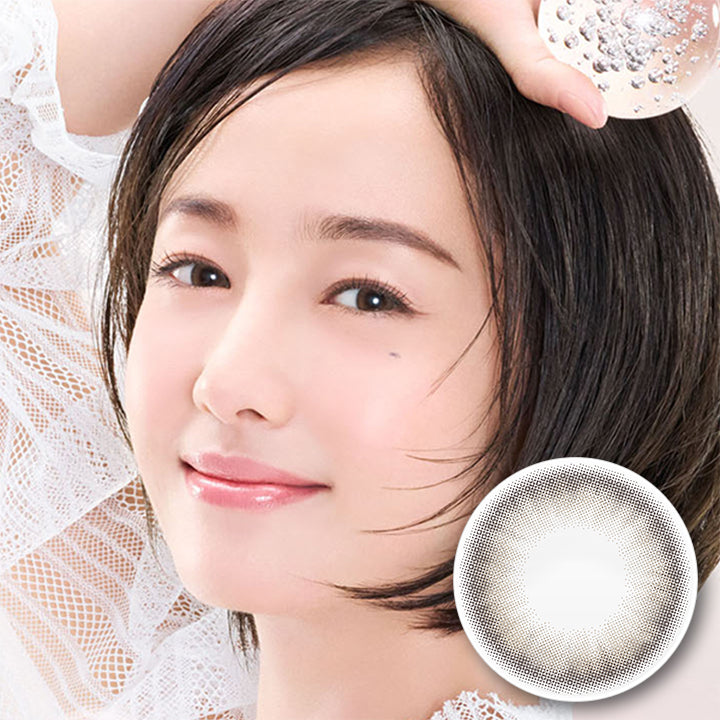 新色登場, 裸眼に纏う、透明感。, New Karen Beige, 花恋ベージュ, ふんわりベージュ, New Yukihana Gray, 雪花グレー, ちゅるんグレー, 装着レンズ：花恋ベージュ, Kaica, 1day, DIA14.2mm, BC8.7mm, UVcut, Moist | カイカ Kaica 1day カラコン カラーコンタクト
