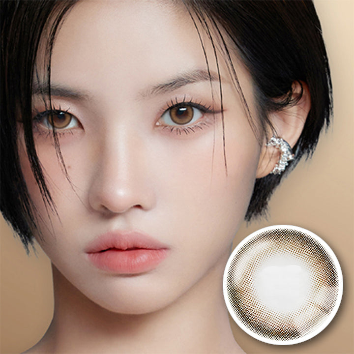 アンジェリークワンデー(ANGELIQUE 1day) イェッポブラウン｜カラコン