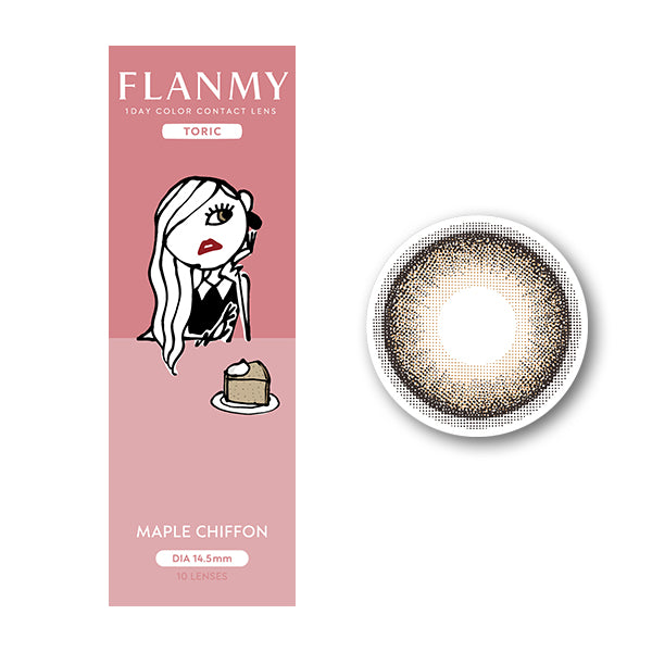 フランミー トーリック(FLANMY TORIC), 1day Color Contact Lens, 乱視シリーズから待望の大人気カラー登場♡, 乱視用 New, CYL -0.75D/-1.25D, AXIS 180°, DIA14.5mm, 着色外径13.7mm, BC8.6mm, 1day | フランミー トーリック FLANMY TORIC 1day カラコン カラーコンタクト

