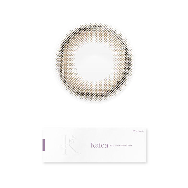 カイカ(Kaica),月絃ベージュ(Tsukiito Beige),1day,1箱10枚入り,DIA14.2mm,着色直径13.0mm,BC8.7mm,含水率58.0% | カイカ Kaica 1day カラコン カラーコンタクト
