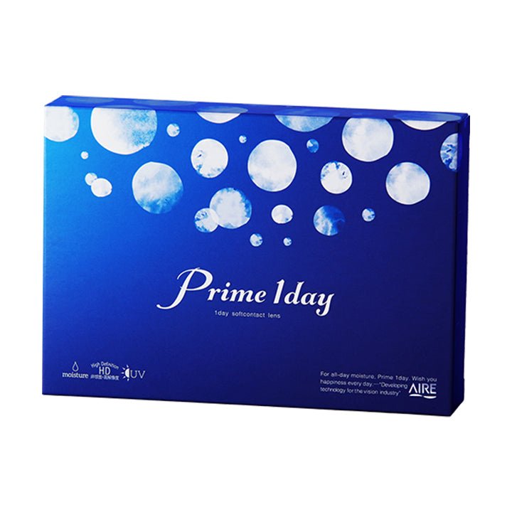 プライムワンデー(Prime 1day)のパッケージ写真|プライムワンデー Prime 1day クリアコンタクト コンタクトレンズ