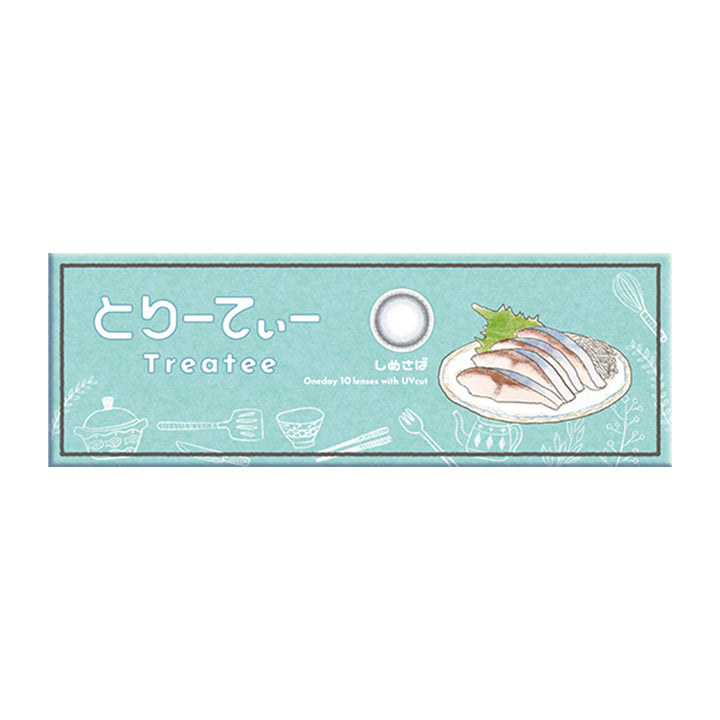 しめさばのパッケージ画像 | とりーてぃー Treatee 1day カラコン カラーコンタクト
