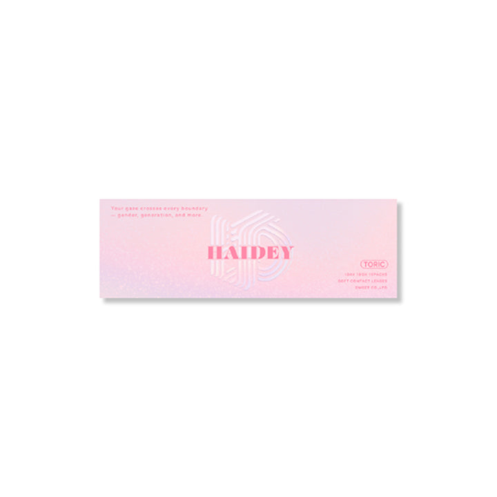 アイディアルブラウンのパッケージ写真|ハイディトーリック(HAIDEY TORIC) 1day カラコン カラーコンタクト