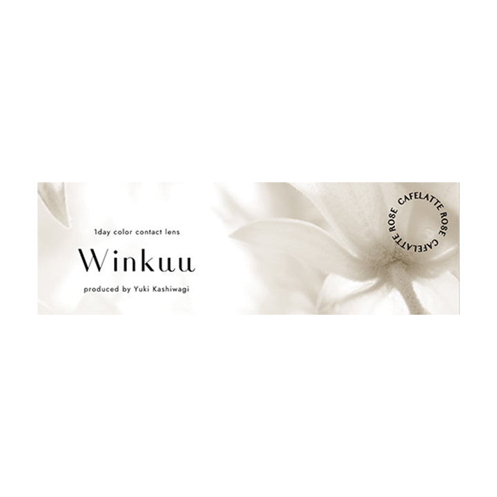 カフェラテローズ (Cafelatte Rose)のパッケージ画像 | ウィンクゥー Winkuu 1day カラコン カラーコンタクト
