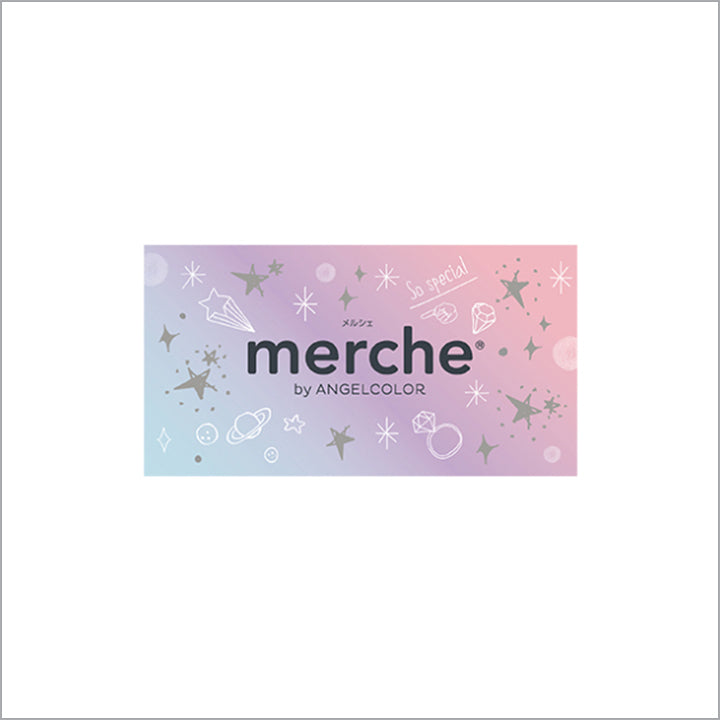 マロングレージュのパッケージ写真|メルシェバイエンジェルカラーワンマンス merche by ANGELCOLOR 1month カラコン カラーコンタクト