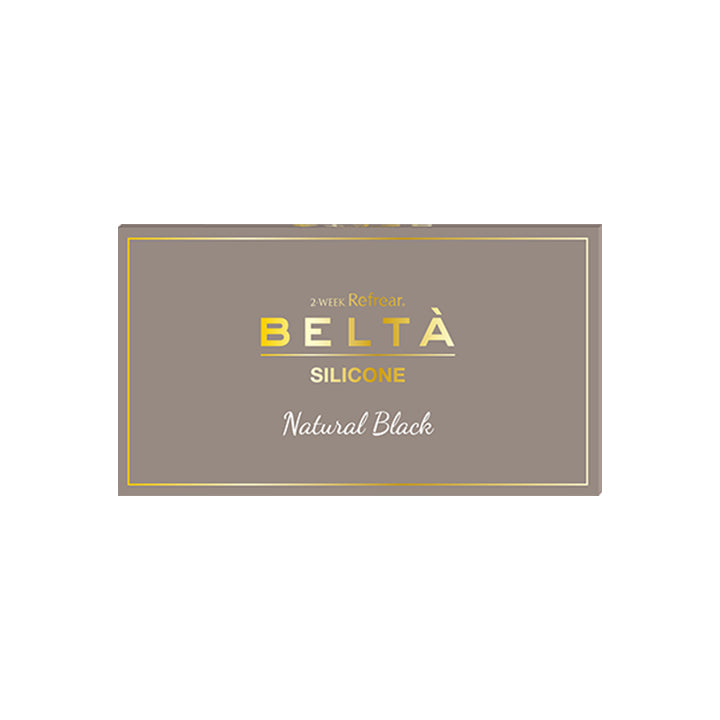 ナチュラルブラックのパッケージ写真|ツーウィーク リフレア ベルタ シリコーン 2WEEK Refrear BELTA SILICONE カラコン カラーコンタクト