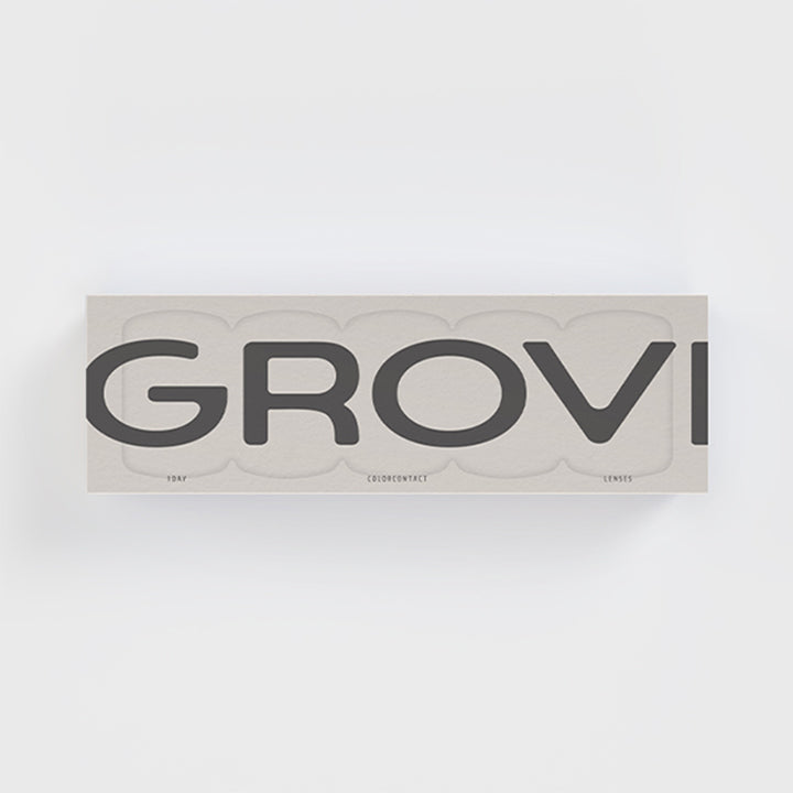 ヘイローリンググレー(Halo Ring Gray)のパッケージ画像 | グロヴィー grovi 1day カラコン カラーコンタクト
