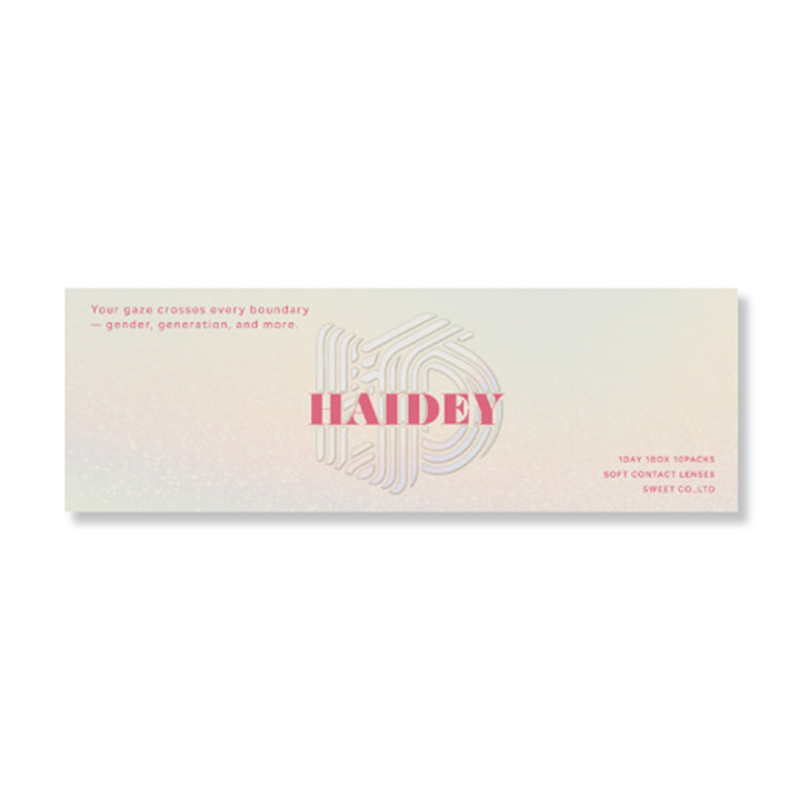 アイディアルブラウン(Ideal Brown)のパッケージ画像 | ハイディ Haidey 1day カラコン カラーコンタクト

