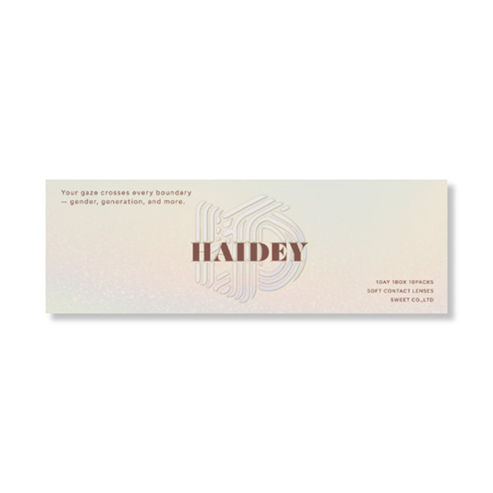 ホリックベージュ(Holic Beige)のパッケージ画像 | ハイディ Haidey 1day カラコン カラーコンタクト
