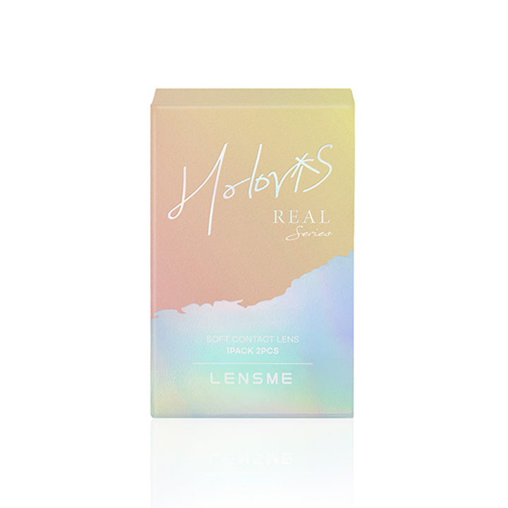 シャーベットグレー(Sherbet Gray)のパッケージ画像 | ホロリスバイレンズミー Holoris By Lensme 1month monthly カラコン カラーコンタクト
