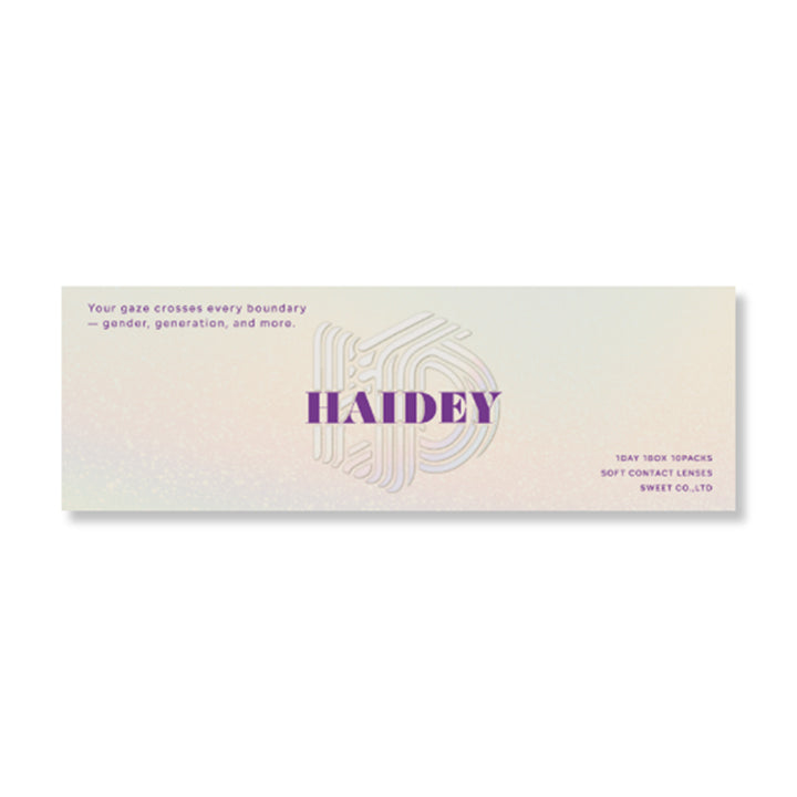 グラファイトシーン(Graphite Sheen)のパッケージ画像 | ハイディ Haidey 1day カラコン カラーコンタクト
