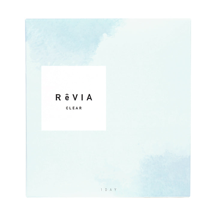 レヴィアクリアワンデー(ReVIA CLEAR 1day)高含水 30枚入りののパッケージ画像 | レヴィアクリアワンデー(ReVIA CLEAR 1day)高含水 30枚 コンタクト クリアコンタクト
