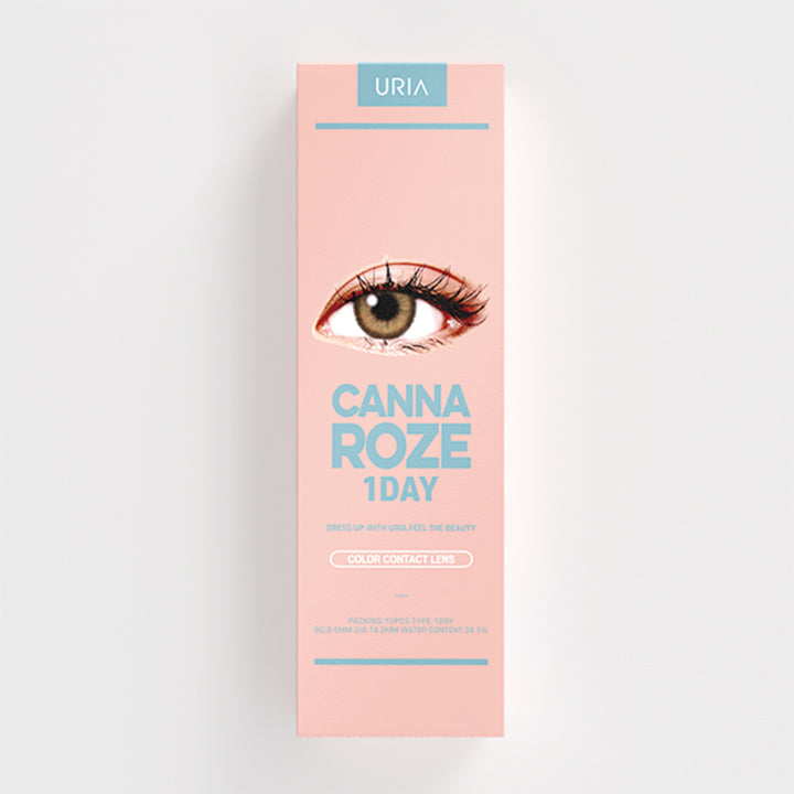 ユリアアイドル カンナロゼ (URIA i-DOL CANNA ROZE)のパッケージ写真 | ユリアアイドル カンナロゼ URIA i-DOL CANNA ROZE  1day カラコン カラーコンタクト
