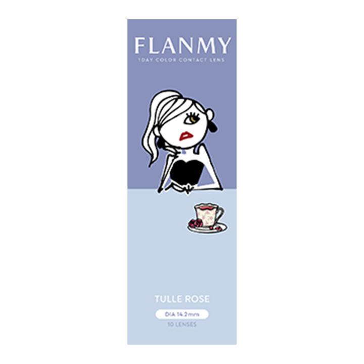 チュールロゼ(TULLE ROSE)のパッケージ画像 | フランミー FLUNMY | 1day カラコン カラーコンタクト