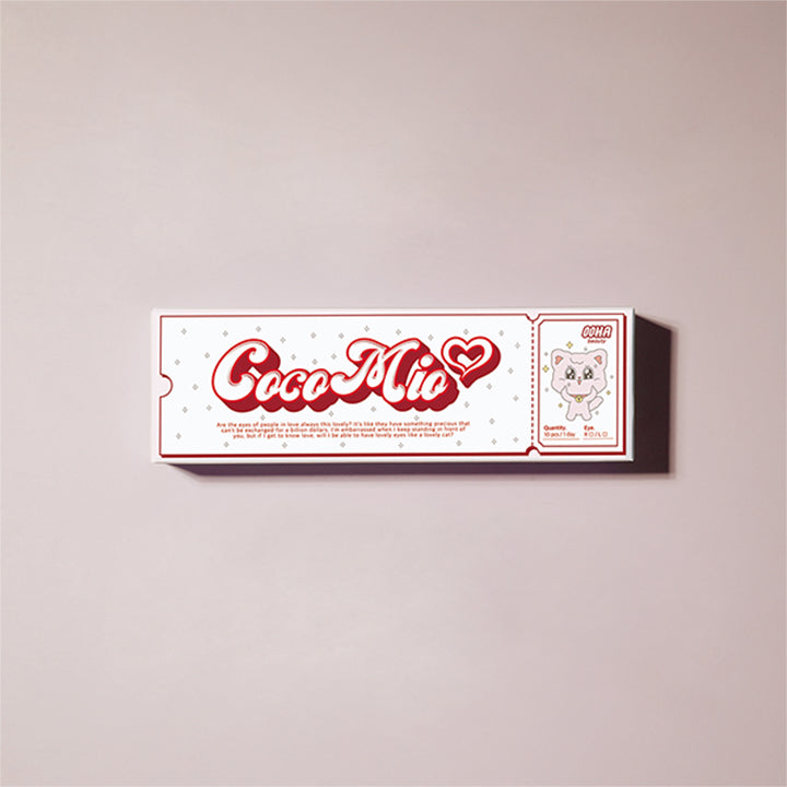 ココミオ グレー(Coco Mio Gray)のパッケージ画像 | オハ OOHA 1day カラコン カラーコンタクト
