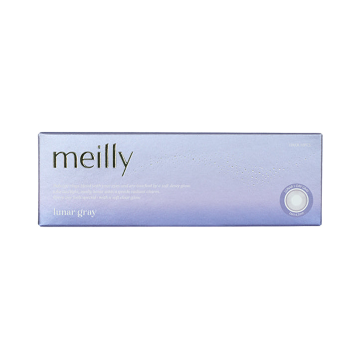 ルーナーグレー(Lunar Gray)のパッケージ画像 | メイリールーナーワンデー meilly lunar 1day カラコン カラーコンタクト
