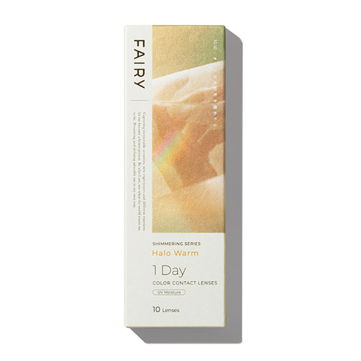 ハロウォーム(Halo Warm)のパッケージ写真|フェアリーワンデーシマーリングシリーズ FAIRY 1day SHIMMERING SERIES カラコン カラーコンタクト