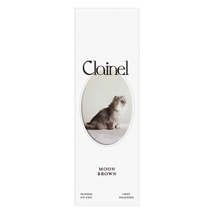 ムーンブラウン(MOON BROWN)のパッケージ写真|クレイネル Clainel カラコン カラーコンタクト