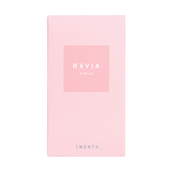 レヴィアワンマンスサークル(ReVIA 1MONTH CIRCLE)のパッケージ画像 | レヴィアワンマンスサークル ReVIA 1MONTH CIRCLE カラコン カラーコンタクト
