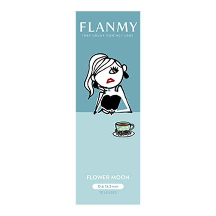 フラワームーン(FLOWER MOON)のパッケージ画像 | フランミー FLUNMY | 1day カラコン カラーコンタクト