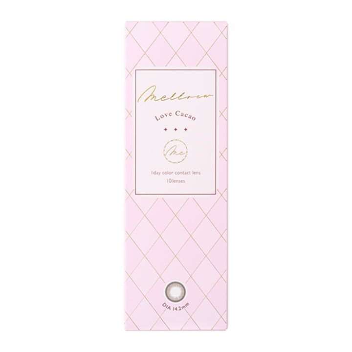 ラブカカオ(Love Cacao)のパッケージ写真|メロール(melloew) カラコン カラーコンタクト| メロール melloew 1day カラコン カラーコンタクト

