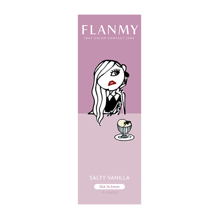ソルティーバニラ(Salty Vanilla)のパッケージ画像 | フランミー flanmy 1day カラコン カラーコンタクト
