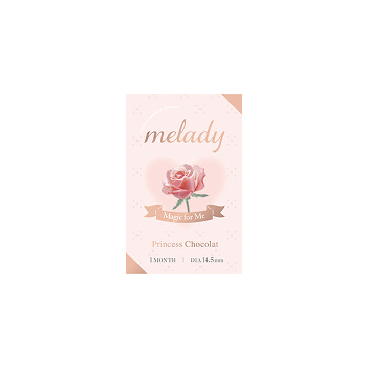 プリンセスショコラ(Princess Chocolat)のパッケージ画像 | ミレディワンマンス melady 1month カラコン カラーコンタクト
