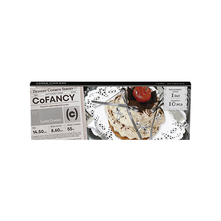 ルナクリーム(Luna Cream)のパッケージ画像 | コファンシー Cofancy 1day カラコン カラーコンタクト
