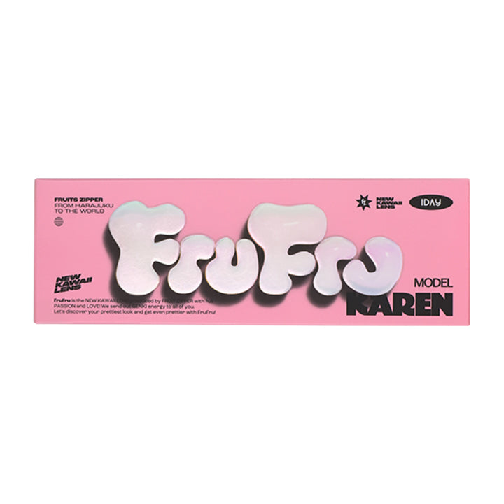 カレンブラウン(KAREN BROWN)のパッケージ写真| フルフル FruFru 1day カラコン カラーコンタクト 

