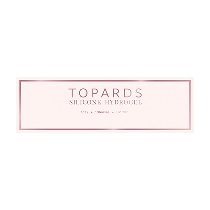 ナチュクリームローズ(Natu Cream Rose)のパッケージ写真|トパーズシリコーンハイドロゲル(TOPARDS SILICONE HYDROGEL) 1day カラコン カラーコンタクト