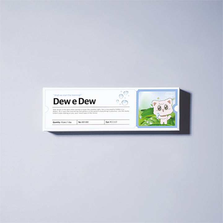 デューイデュ チャコール(Dew e Dew Charcoal)のパッケージ画像 | オハ OOHA 1day カラコン カラーコンタクト
