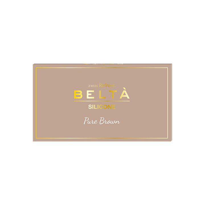 ピュアブラウンのパッケージ写真|ツーウィーク リフレア ベルタ シリコーン 2WEEK Refrear BELTA SILICONE カラコン カラーコンタクト
